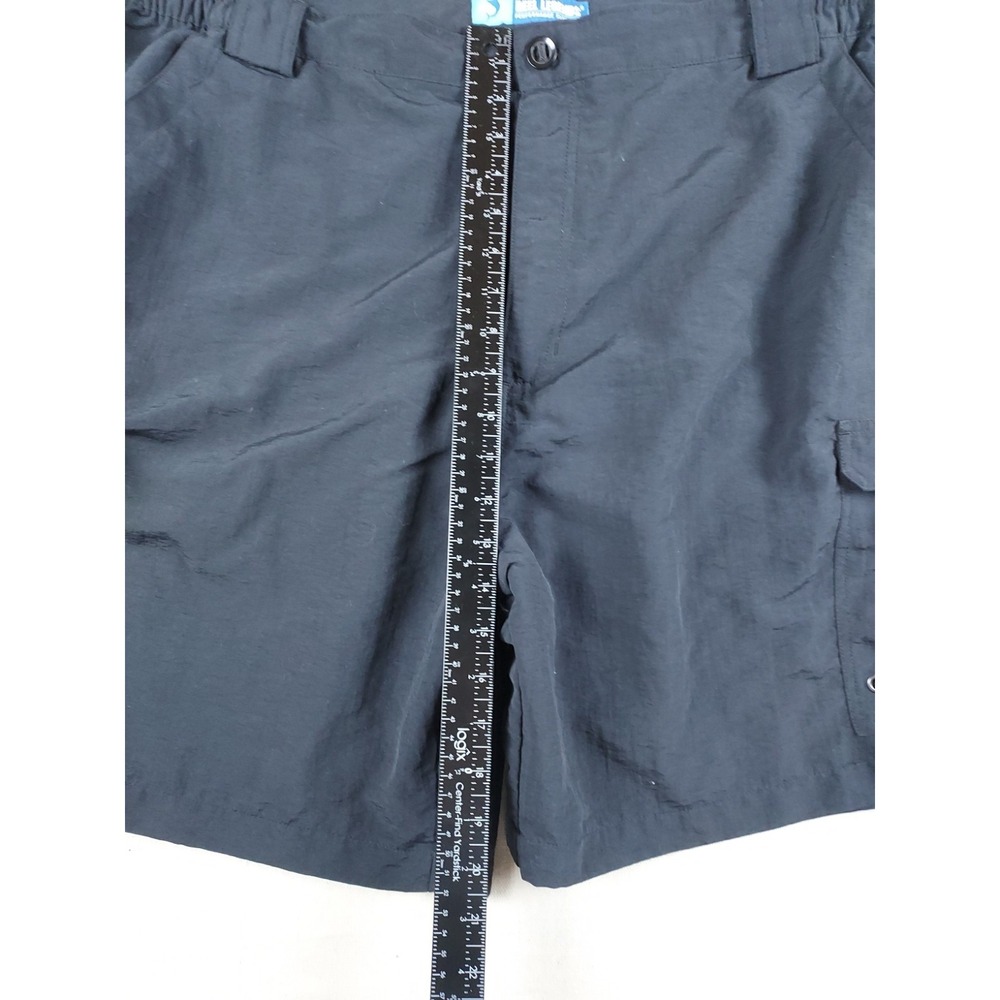 Reel Legends Mens 2XL Navy/Black Fishing Cargo Shorts Performance Nylon Outdoor - Picture 6 of 11